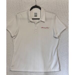 Callaway Womens Golf Polo‎ Shirt Large L White Money Shot Opti-Dri